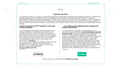 Screenshot preview of 750g.com