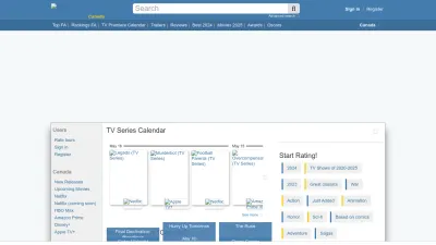 Screenshot of Filmaffinity.com