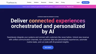 Screenshot of Liveperson.com