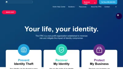Screenshot of Idtheftcenter.org