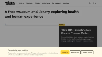 Screenshot preview of wellcomecollection.org