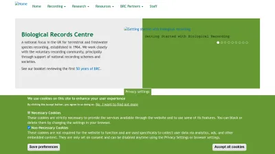 Screenshot preview of brc.ac.uk