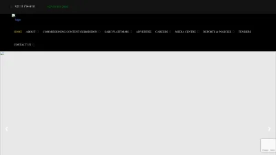 Screenshot of Sabc.co.za