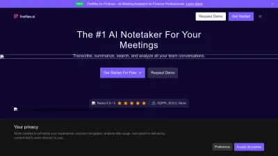 Screenshot of Fireflies.ai