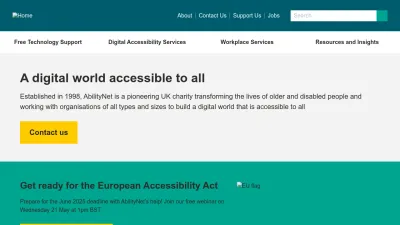 Screenshot preview of abilitynet.org.uk