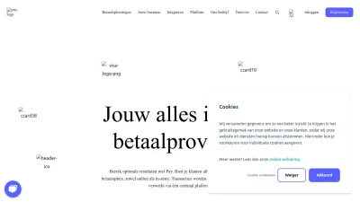 Screenshot of Pay.nl