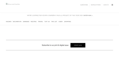 Screenshot preview of houseandgarden.co.uk