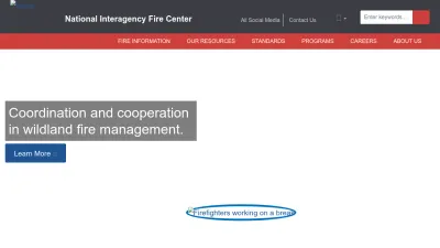 Screenshot of Nifc.gov