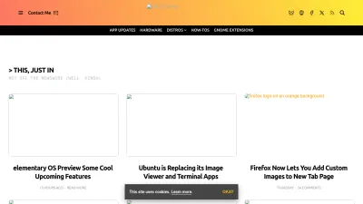 Screenshot of Omgubuntu.co.uk