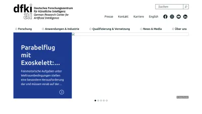 Screenshot preview of dfki.de