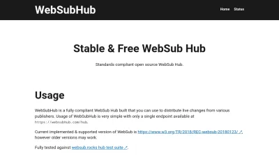 Screenshot of Websubhub.com