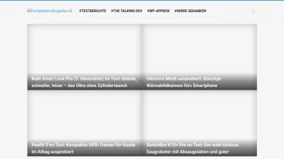 Screenshot of Tchgdns.de