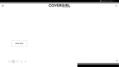Screenshot preview of covergirl.com