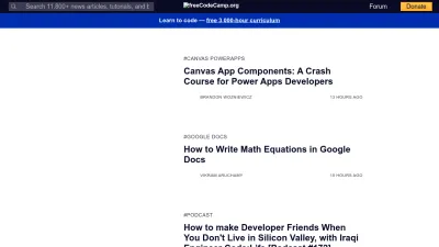 Screenshot of Medium.freecodecamp.org