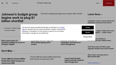 Screenshot of Chicagobusiness.com