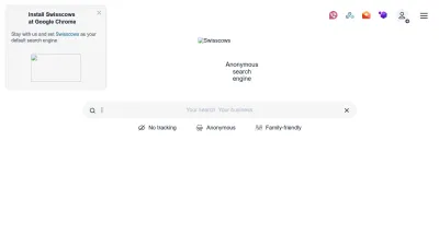 Screenshot of Swisscows.com
