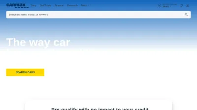Screenshot preview of carmax.com