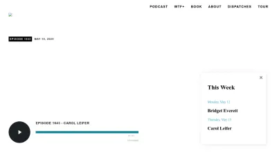 Screenshot preview of wtfpod.com