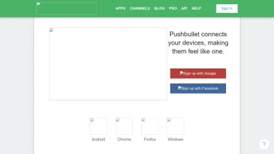 Screenshot of Pushbullet.com