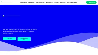 Screenshot preview of ozobot.com