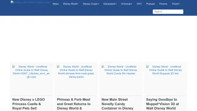 Screenshot of Wdwinfo.com