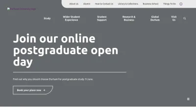 Screenshot of Dur.ac.uk