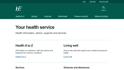 Screenshot of Hse.ie