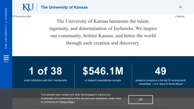 Screenshot preview of ku.edu