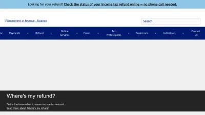 Screenshot of Tax.colorado.gov