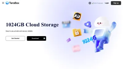 Screenshot of Terabox.com