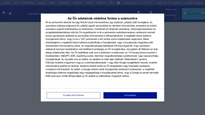 Screenshot of Origo.hu