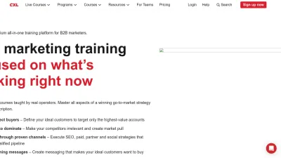 Screenshot of Cxl.com