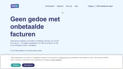 Screenshot of Tikkie.me