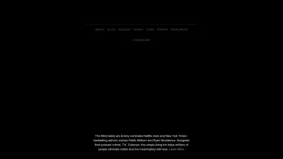Screenshot of Theminimalists.com