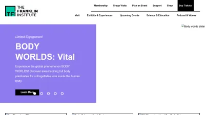 Screenshot of Fi.edu