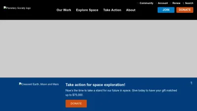 Screenshot of Planetary.org