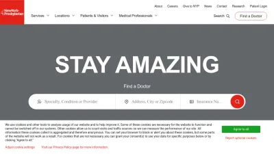 Screenshot preview of nyp.org