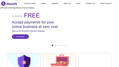 Screenshot of Phonepe.com