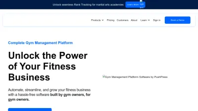 Screenshot preview of pushpress.com