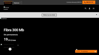 Screenshot of Orange.es