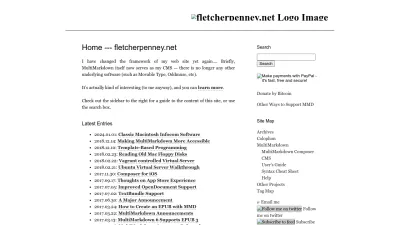 Screenshot of Fletcherpenney.net