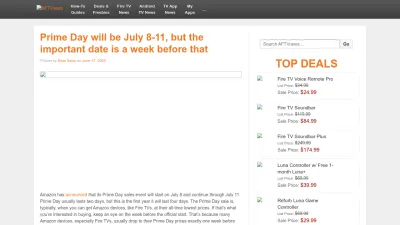 Screenshot preview of aftvnews.com