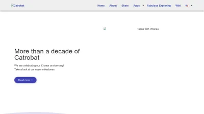 Screenshot of Catrobat.org