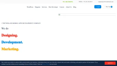 Screenshot preview of solwininfotech.com