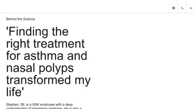 Screenshot of Gsk.com
