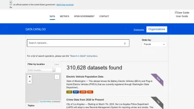 Screenshot of Catalog.data.gov
