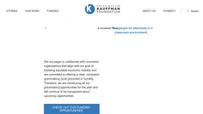 Screenshot of Kauffman.org