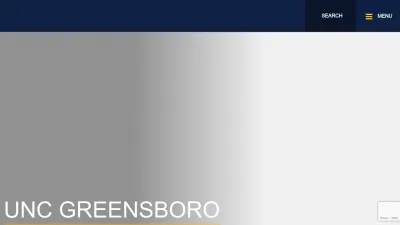 Screenshot of Uncg.edu