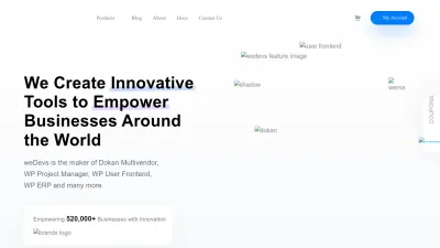 Screenshot of Wedevs.com