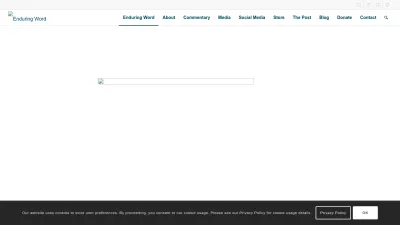 Screenshot of Enduringword.com